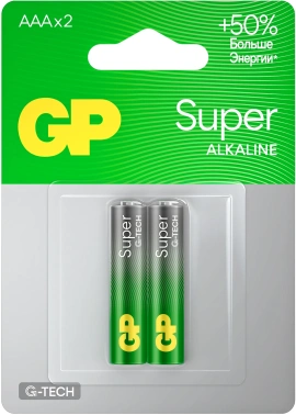 Батарея GP Super Alkaline 24AA21-2CRSBC2