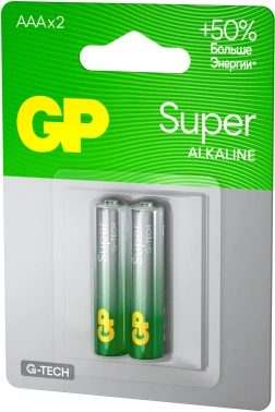 Батарея GP Super Alkaline 24AA21-2CRSBC2