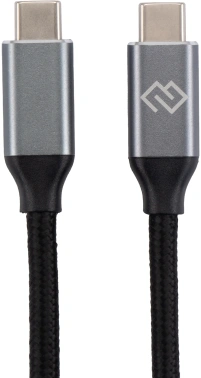 Кабель Digma D-TYPE-C-USB3.2-100W-4K-2M USB Type-C (m)-USB Type-C (m) 2м черный