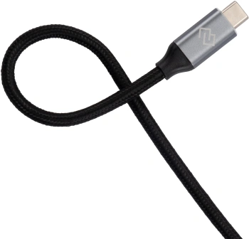 Кабель Digma D-TYPE-C-USB3.2-100W-4K-2M USB Type-C (m)-USB Type-C (m) 2м черный