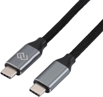 Кабель Digma D-TYPE-C-USB3.2-100W-4K-3M USB Type-C (m)-USB Type-C (m) 3м черный