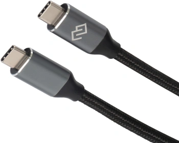 Кабель Digma D-TYPE-C-USB3.2-100W-4K-3M USB Type-C (m)-USB Type-C (m) 3м черный