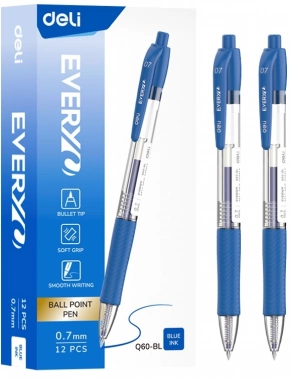 Ручка шариков. автоматическая Deli EveryU EQ60-BL