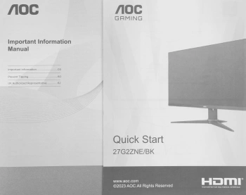 Монитор AOC 27