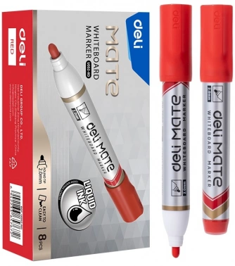 Маркер для досок Deli  EU052-RD