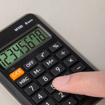 Калькулятор карманный Deli EM100