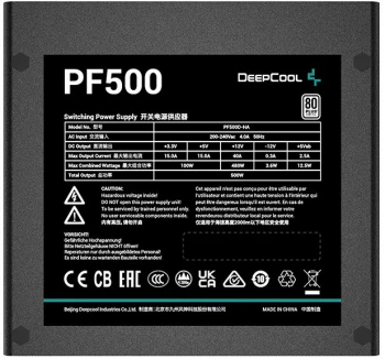Блок питания Deepcool ATX 500W PF500 V2