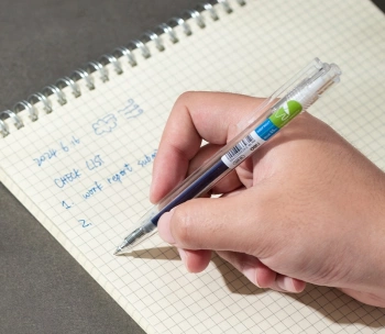 Ручка гелев. автоматическая Deli EG05-BL