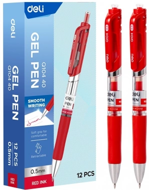Ручка гелев. автоматическая Deli EQ10440
