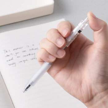 Ручка гелев. автоматическая Deli EG122-BK