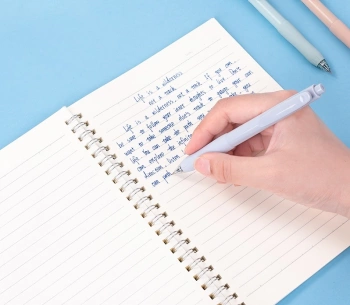 Ручка гелев. автоматическая Deli EG157-BL