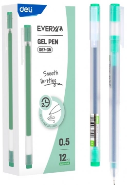 Ручка гелев. Deli Every EG67-GN