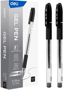 Ручка гелев. Deli EG150-BK
