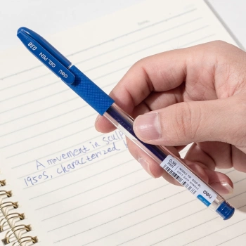 Ручка гелев. Deli EG150-BL