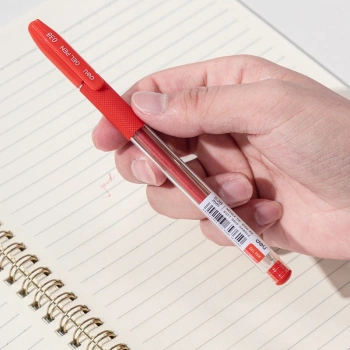 Ручка гелев. Deli EG150-RD