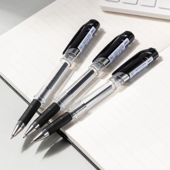 Ручка гелев. Deli EG158-BK