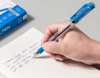 Ручка гелев. Deli EG158-BL