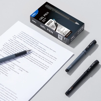 Ручка гелев. Deli EG159-BK