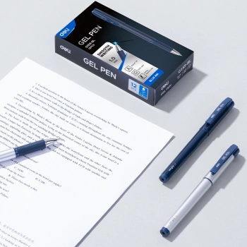 Ручка гелев. Deli EG159-BL