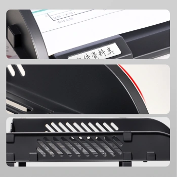 Лоток горизонтальный Deli E9213 BLACK сборный для бумаг 325x241x155мм черный пластик (упак.:3шт) пластиковый пакет