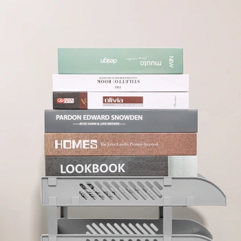 Лоток горизонтальный Deli E9213 GREY сборный для бумаг 325x241x155мм серый пластик (упак.:3шт) пластиковый пакет