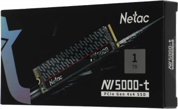Накопитель SSD Netac PCIe 4.0 x4 1TB NT01NV5000T-1T0-E4X NV5000t