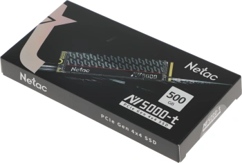 Накопитель SSD Netac PCIe 4.0 x4 500GB NT01NV5000T-500-E4X NV5000t