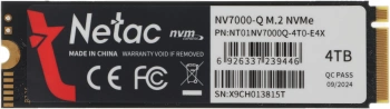 Накопитель SSD Netac PCIe 4.0 x4 4TB NT01NV7000Q-4T0-E4X NV7000Q