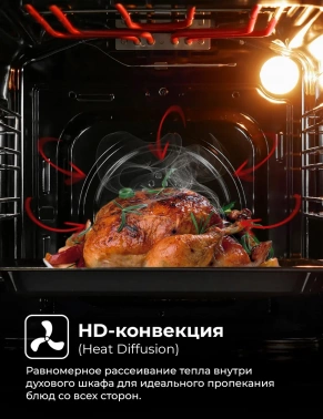 Духовой шкаф Электрический Lex EDM 4570 BBL