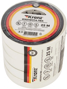 Изолента Kranz  KR-09-2101
