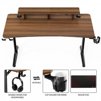 Стол для компьютера Eureka  ERK-I60P-WN