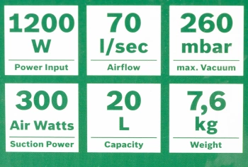 Строительный пылесос Bosch AdvancedVac20