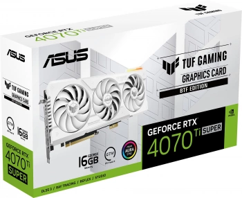 Видеокарта Asus PCI-E 4.0  TUF-RTX4070TIS-16G-BTF-WHITE