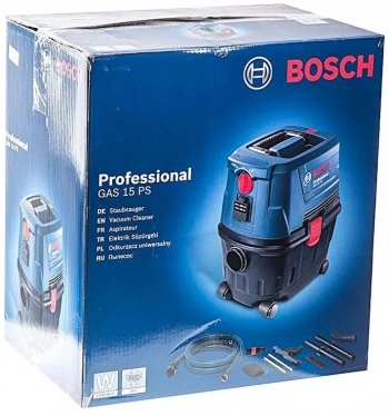 Строительный пылесос Bosch GAS 15 PS