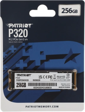 Накопитель SSD Patriot PCIe 3.0 x4 256GB P320P256GM28