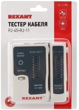 Тестер кабельный Rexant  12-1006