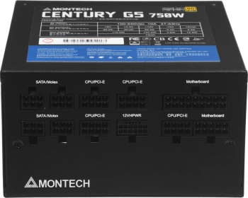 Блок питания Montech ATX 750W CENTURY GOLD G5