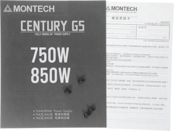 Блок питания Montech ATX 750W CENTURY GOLD G5