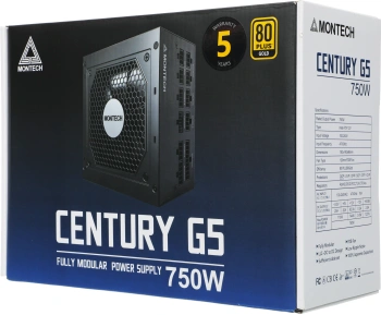 Блок питания Montech ATX 750W CENTURY GOLD G5