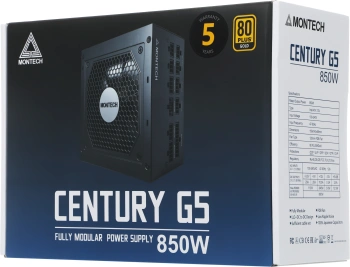 Блок питания Montech ATX 850W CENTURY GOLD G5