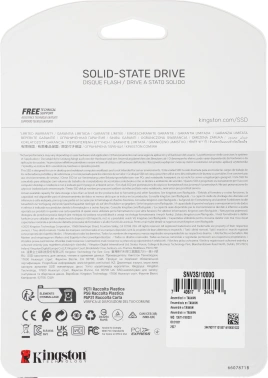 Накопитель SSD Kingston PCIe 4.0 x4 1TB SNV3S/1000G