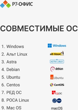Офисное приложение Р7-Офис Профессиональный. Для бизнеса 1польз. бессрочно ТП 1г (R7DTB.UI.RT.NGUL0.0823.01BE)