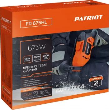 Дрель ударная Patriot FD 675HL