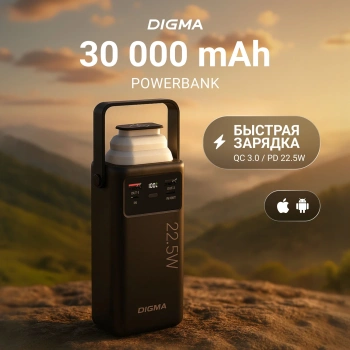 Мобильный аккумулятор Digma  DGPF30B
