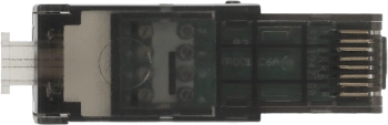 Коннектор Suprlan (10-0239-1) UTP кат.6A RJ45 с защитным колпачком прозрачный