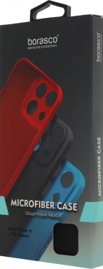 Чехол (клип-кейс) BoraSCO для Apple iPhone 16 Pro Microfiber Case