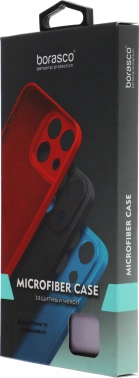 Чехол (клип-кейс) BoraSCO для Apple iPhone 16 Microfiber Case
