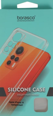Чехол (клип-кейс) BoraSCO для Apple iPhone 16 Silicone Case