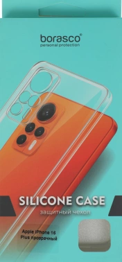 Чехол (клип-кейс) BoraSCO для Apple iPhone 16 Plus Silicone Case