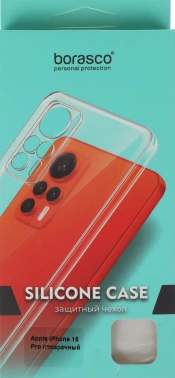 Чехол (клип-кейс) BoraSCO для Apple iPhone 16 Pro Silicone Case